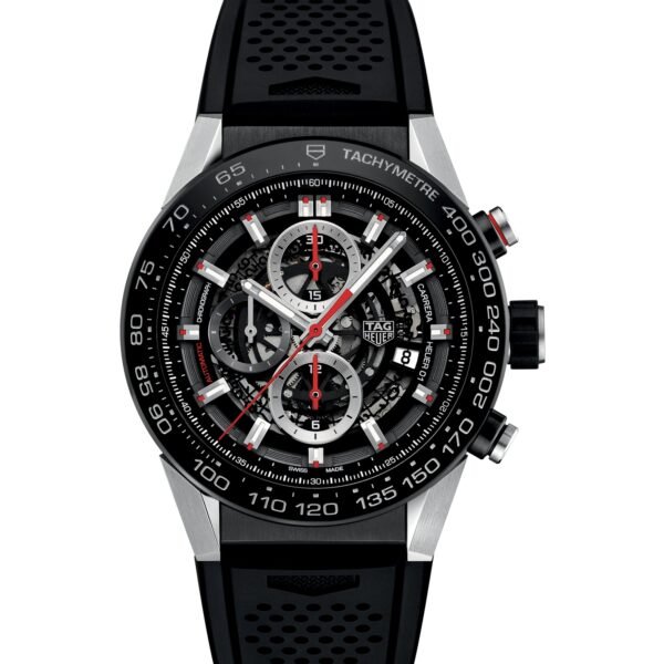 TAG Heuer Carrera Calibre Heuer 01 CAR2A1Z.FT6044 Skeleton Chronograph 45mm Automatic Swiss Mens