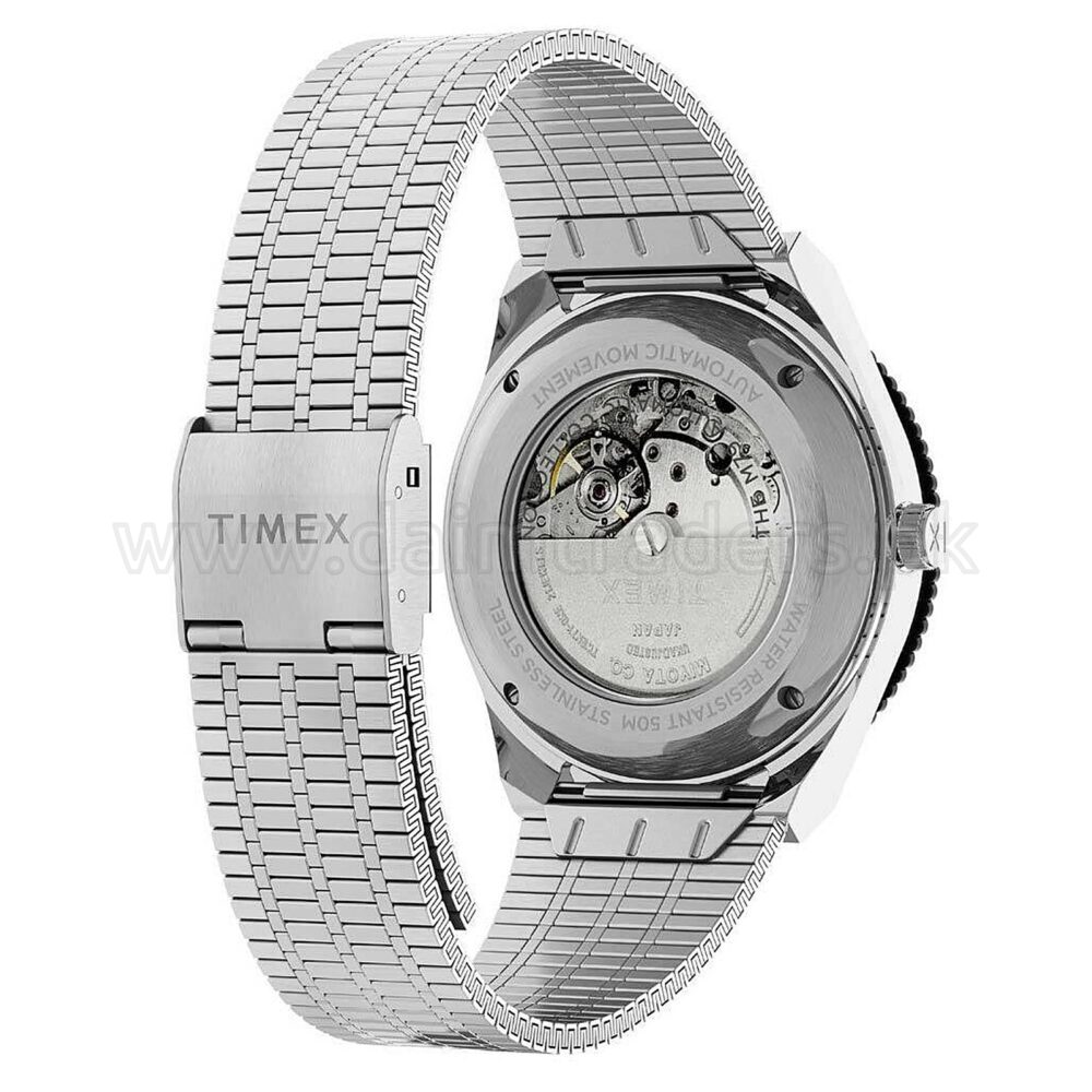Timex M79 Automatic TW2U83400 Black Dial Red Black Bezel 40mm Mens – photo 2
