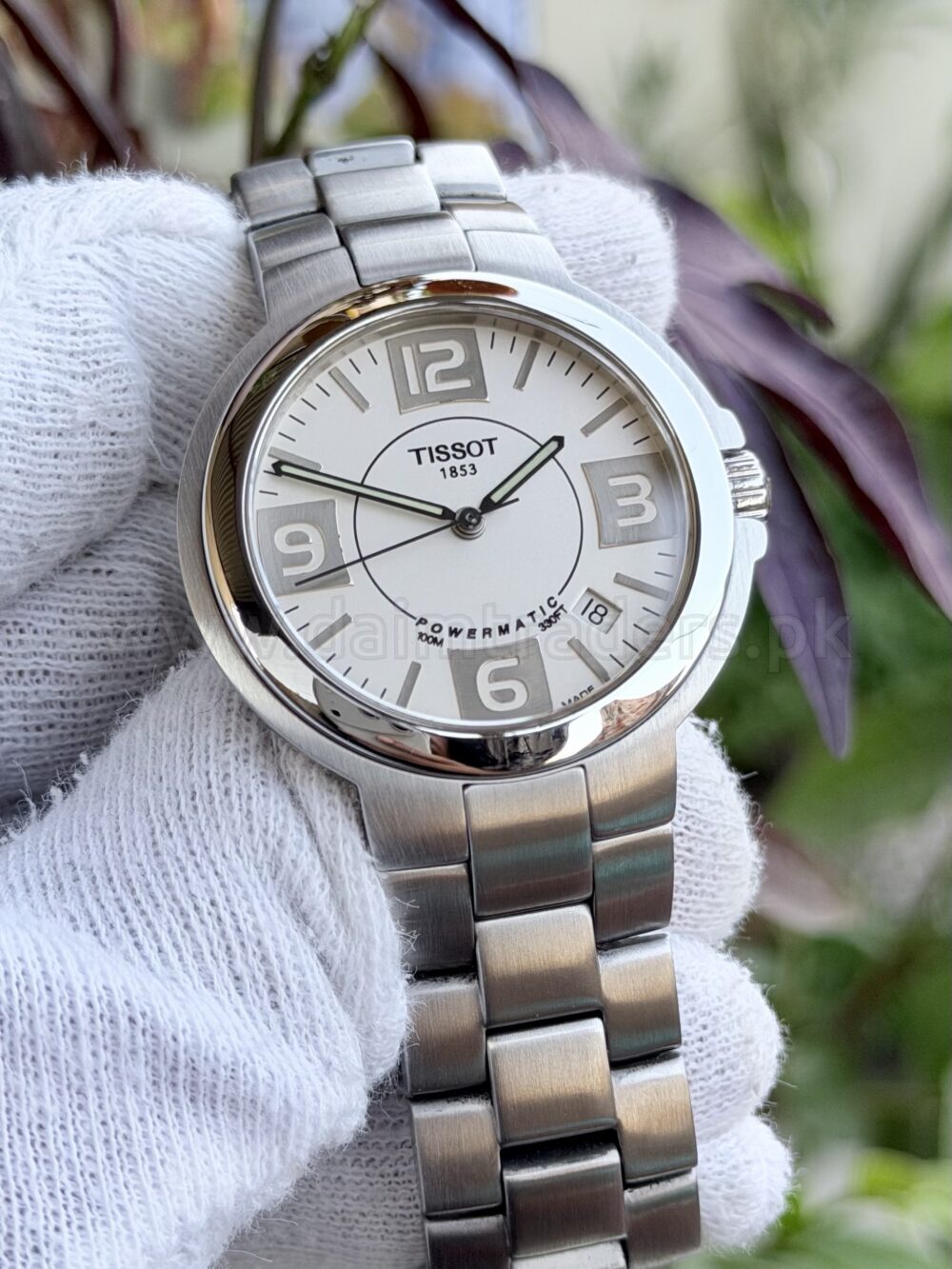 TISSOT Powermatic T31.1.489.32 White Dial 100M Steel Bracelet Autoquartz Swiss Mens
