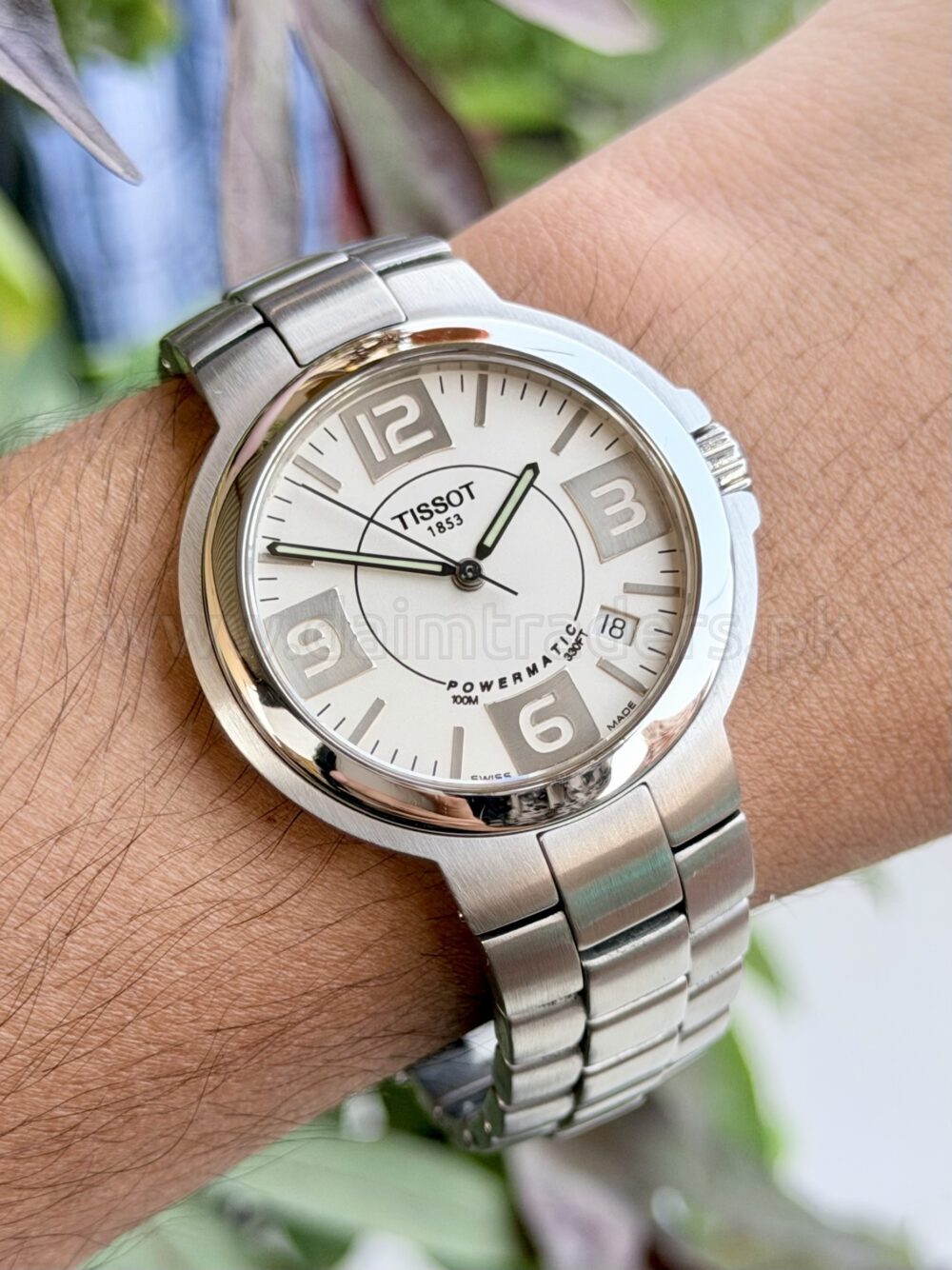 TISSOT Powermatic T31.1.489.32 White Dial 100M Steel Bracelet Autoquartz Swiss Mens – photo 2