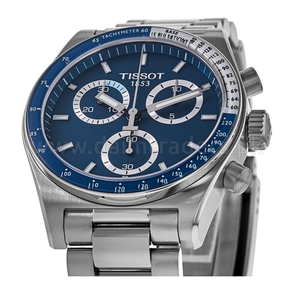 TISSOT PR516 Chronograph T149.417.11.041.00 Blue Dial Quartz Swiss Mens – photo 2