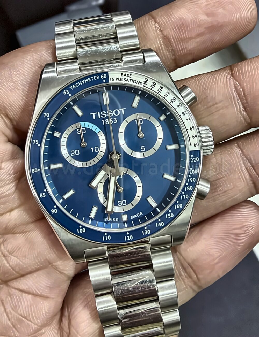 TISSOT PR516 Chronograph T149.417.11.041.00 Blue Dial Quartz Swiss Mens – photo 4