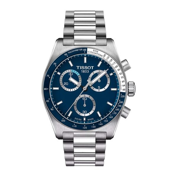TISSOT PR516 Chronograph T149.417.11.041.00 Blue Dial Quartz Swiss Mens