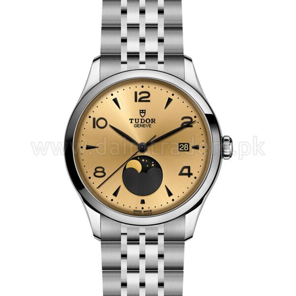 TUDOR 1926 Luna M91560-0001 Champagne Dial Moonphase 39mm Chronometer Automatic Swiss Mens