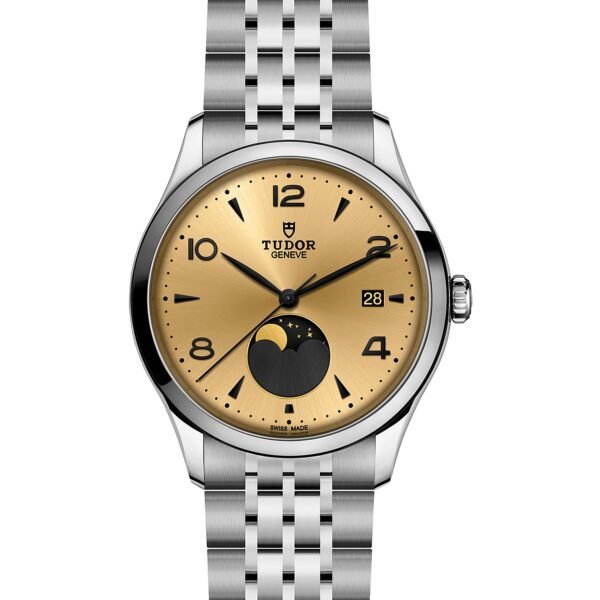 TUDOR 1926 Luna M91560-0001 Champagne Dial Moonphase 39mm Chronometer Automatic Swiss Mens